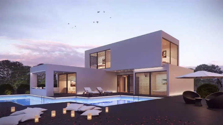 villa house building